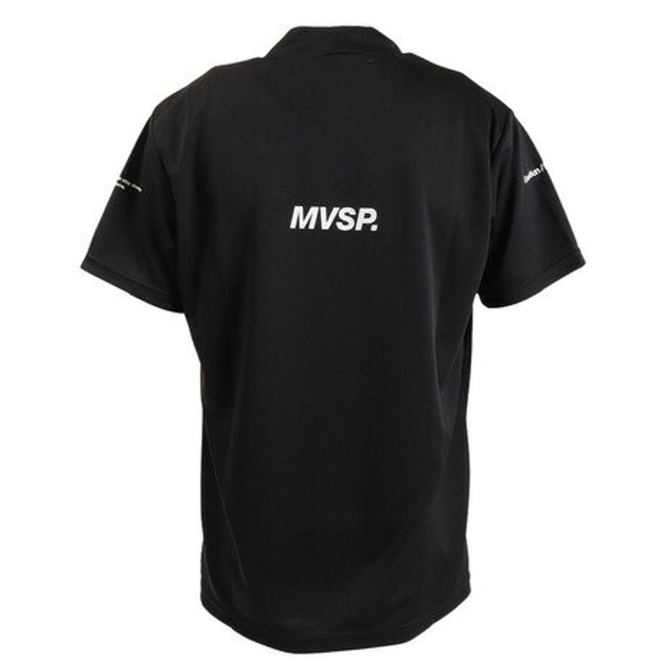 【20%OFFクーポン対象!3/21まで】デサント(DESCENTE)(メンズ)半袖Tシャツ メンズ 黒 スムースモックネックシャツ DX-C2501XB BK