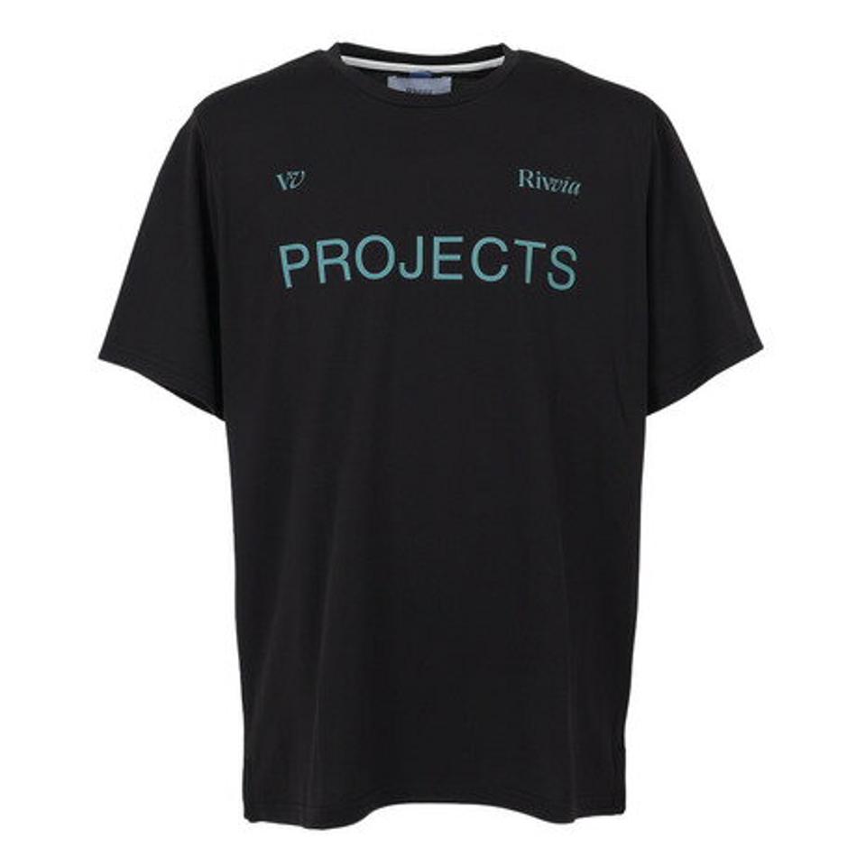 【6/5 24h限定 エントリー&対象4店舗買い回りで最大P10倍!】リヴィアプロジェクツ(Rivvia Projectu)(メンズ)RPL SPORTS T-SHIRT 半袖Tシャツ RTE-22413-BLK
