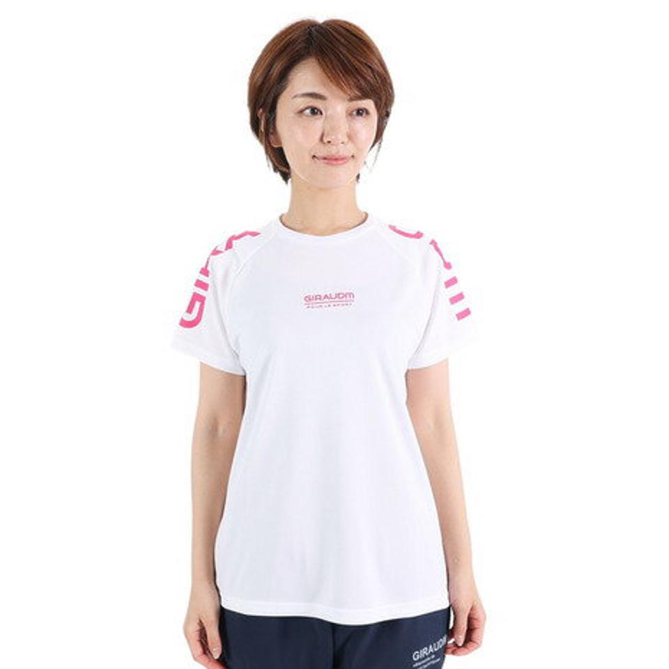 ジローム(GIRAUDM)(レディース)半袖Tシャツ レディース ドライプラス CT3S0047-TR864-GRCD WHT