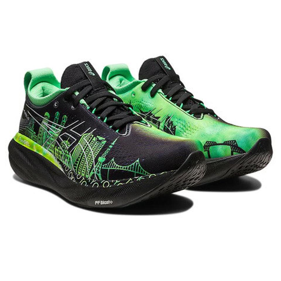 アシックス（ASICS）（レディース）ランニングシューズ ゲル ニンバス 25 GEL NIMBUS 25 ブラック 1012B554.001 スニーカー ジョグ ウォーキング 厚底 軽量