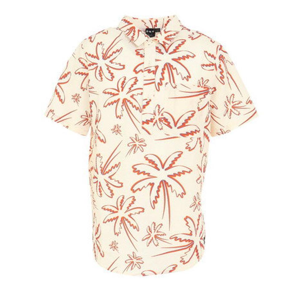 オークリー(OAKLEY)(メンズ)半袖Tシャツ メンズ DECO PAL BUTTON DOWN FOA404293-9S8