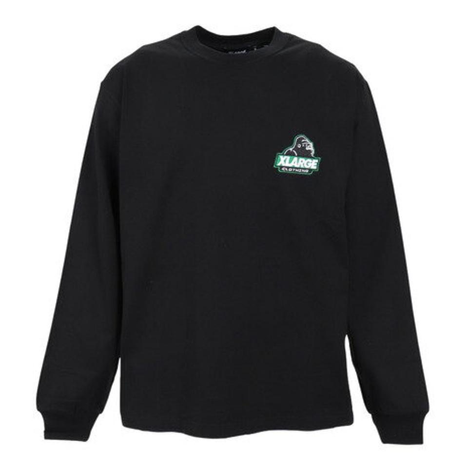 エクストララージ(XLARGE)(メンズ、レディース)OLD OG 長袖Tシャツ 101231011011-BLACK