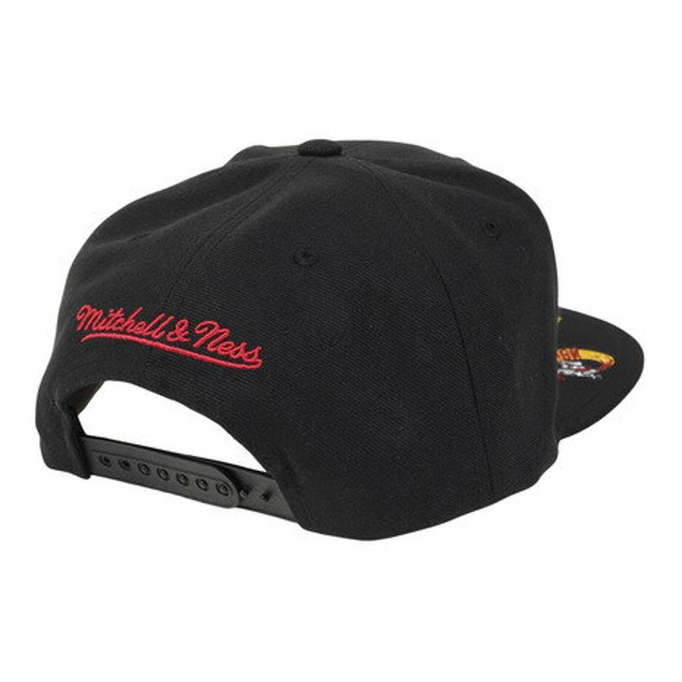 ミッチェルアンドネス（Mitchell&Ness）（メンズ）キャップ FRONT LOADED スナップバック HOU HHSS2997-HROYYPPPBLCK