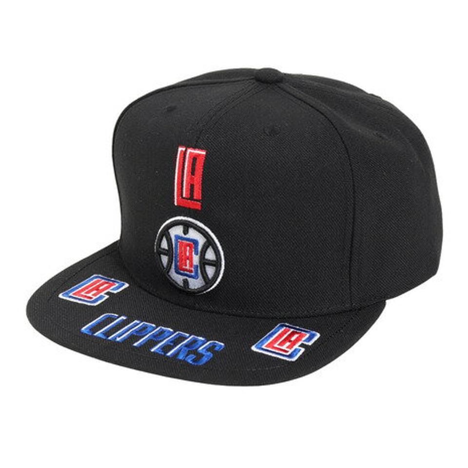 ミッチェルアンドネス（Mitchell&Ness）（メンズ）キャップ FRONT LOADED スナップバック LA Clippers HHSS2998-LACYYPPPBLCK