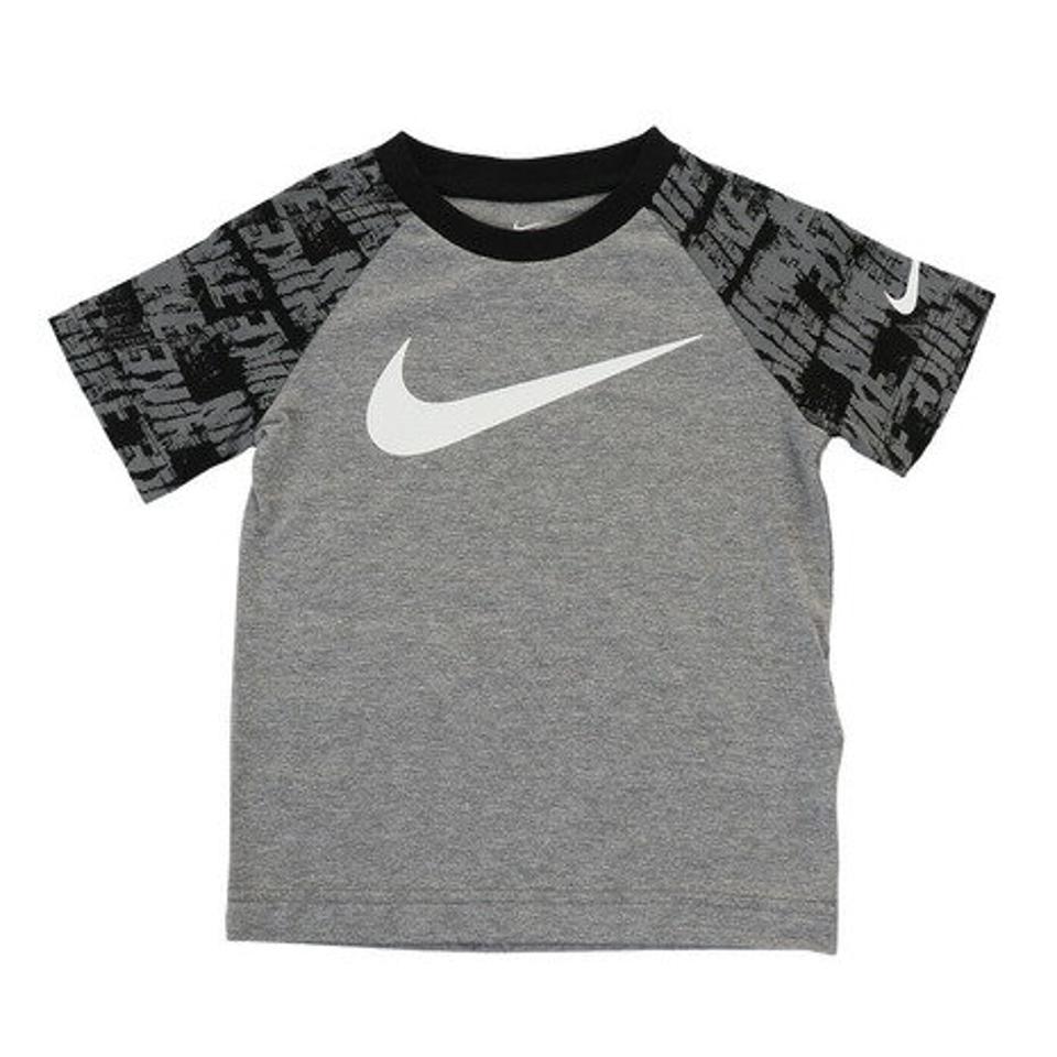 ナイキ(NIKE)(キッズ)ジュニア ボーイズ TEXTURE RAGLAN 半袖Tシャツ 76J159-GEH ※要サイズ確認
