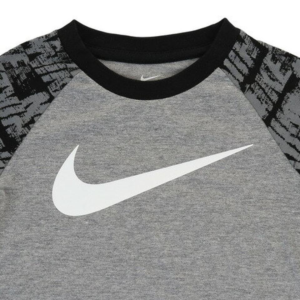 ナイキ(NIKE)(キッズ)ジュニア ボーイズ TEXTURE RAGLAN 半袖Tシャツ 76J159-GEH ※要サイズ確認