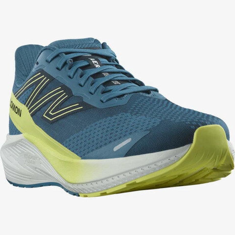 サロモン（SALOMON）（メンズ）ランニングシューズ エアロ ブレイズ WIDE BLU ブルー L47211300 スニーカートレーニング ジョギング
