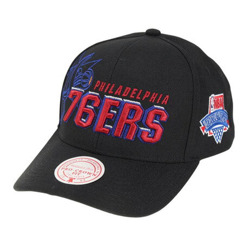 ミッチェルアンドネス（Mitchell&Ness）（メンズ）キャップ BEST IN CLASS スナップバック 76ers 6HSSLD21157-P76BLCK