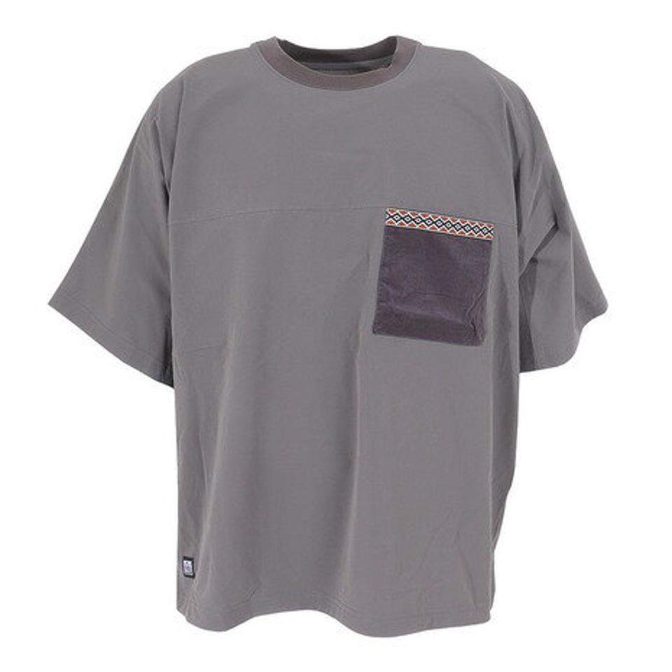 リーフ(REEF)(メンズ)半袖Tシャツ メンズ バックポケット ショートスリーブ RFTEM2309-C.GRY