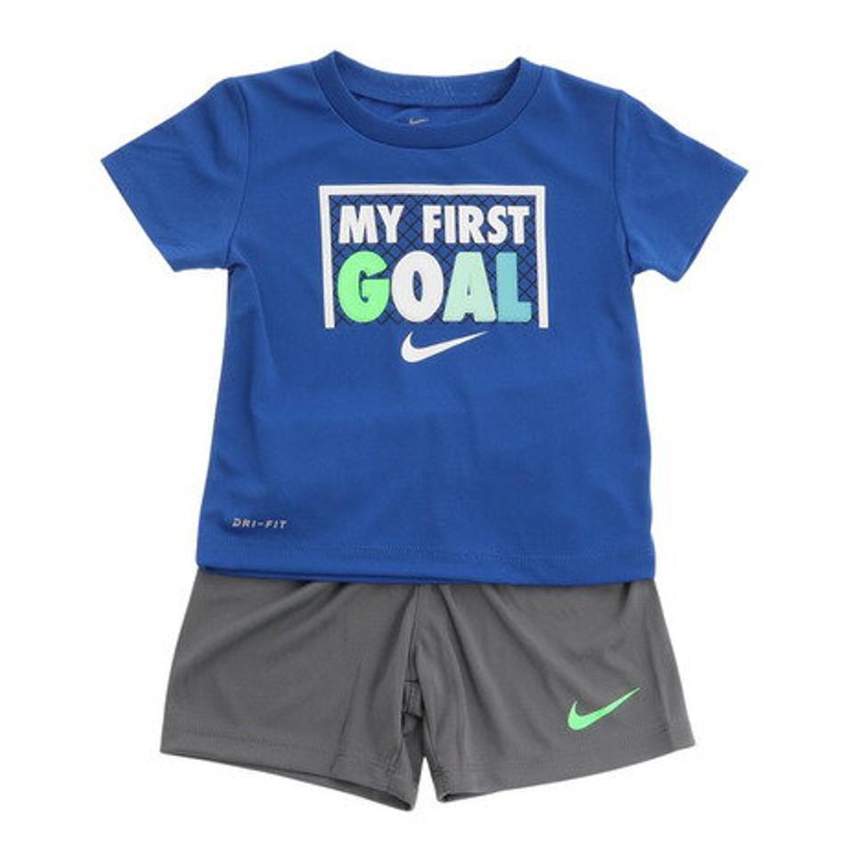 ナイキ(NIKE)(キッズ)ボーイズ FIRST 半袖Tシャツ ショートパンツ 上下セット 66J268-M19 ※要サイズ確認