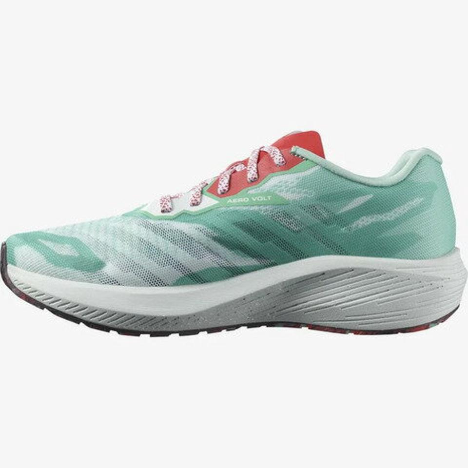 サロモン（SALOMON）（レディース）ランニングシューズ エアロ ボルト W YUCCA/WH グリーン L47208200 スニーカートレーニング ジョギング