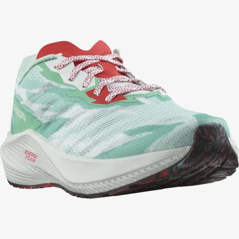 サロモン（SALOMON）（レディース）ランニングシューズ エアロ ボルト W YUCCA/WH グリーン L47208200 スニーカートレーニング ジョギング