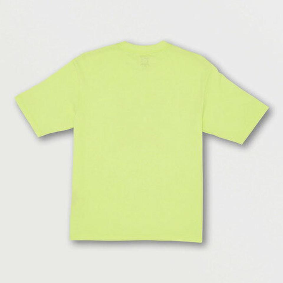 ボルコム(Volcom)(メンズ)半袖Tシャツ メンズ ENTERTAINMENT LONG PLAYING 23SP AF312301 HILIGHTER GREEN