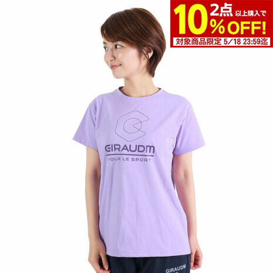 【11/5 24h限定 エントリー&対象4店舗買い回りで最大P10倍!】ジローム(GIRAUDM)(レディース)半袖Tシャツ レディース ドライプラス jarsey CT3S0042-TR864-GRCD