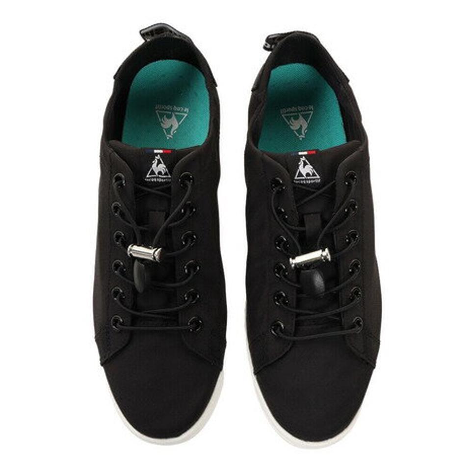 ルコック スポルティフ（le coq sportif）（レディース）防水 スニーカー レディース LA アルマ T+R QL1PJC33BK F 黒 スポーツシューズ