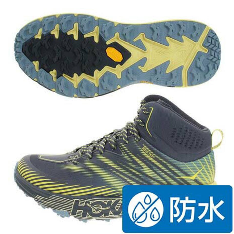 ホカ（HOKA）（メンズ）防水 スニーカー トレランシューズ スピードゴート SPEEDGOAT MID GTX 1106532-OBBS マラソン