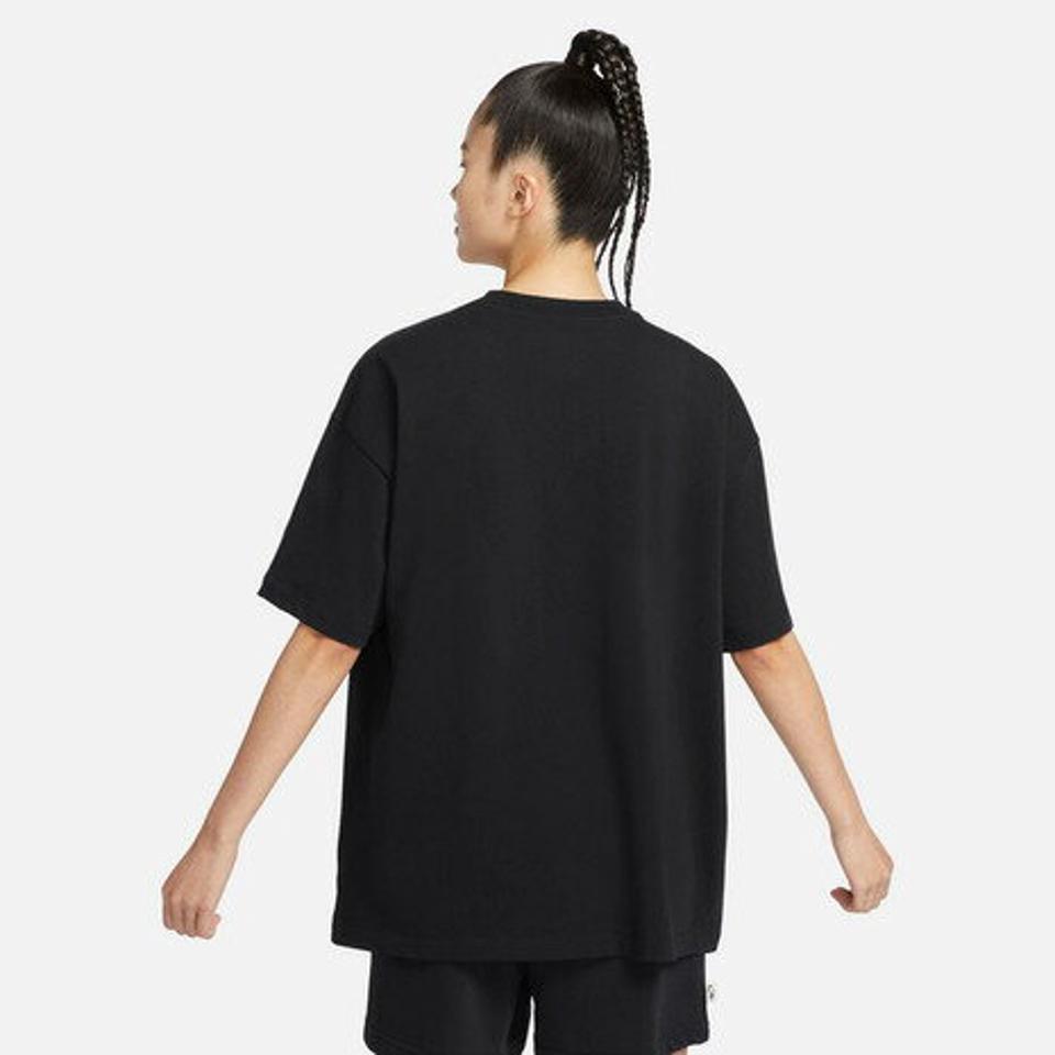 ナイキ(NIKE)(レディース)Tシャツ 半袖 黒 コットン エッセンシャル DX7911-010