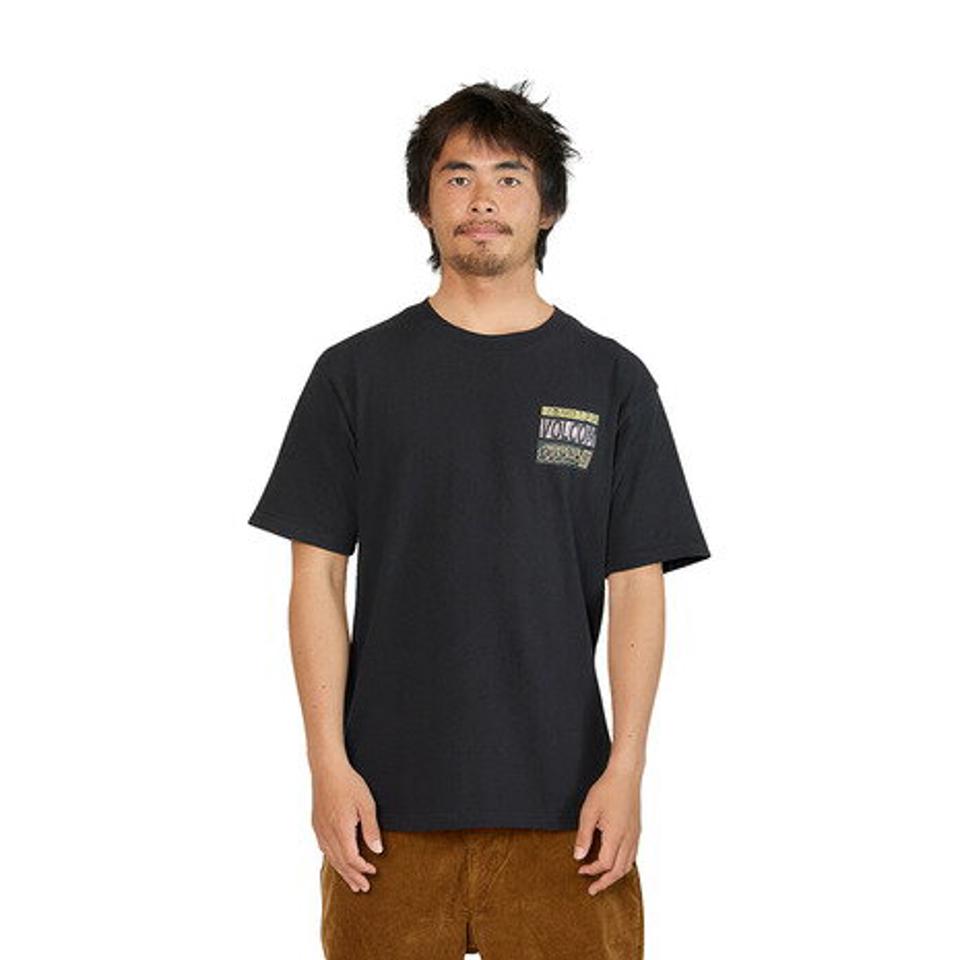 ボルコム(Volcom)(メンズ)ENTHUSED 半袖Tシャツ 23SP AF512306 BLK