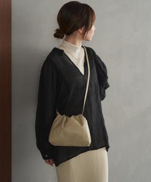 《gem_by russet》レザーミニショルダーバッグ