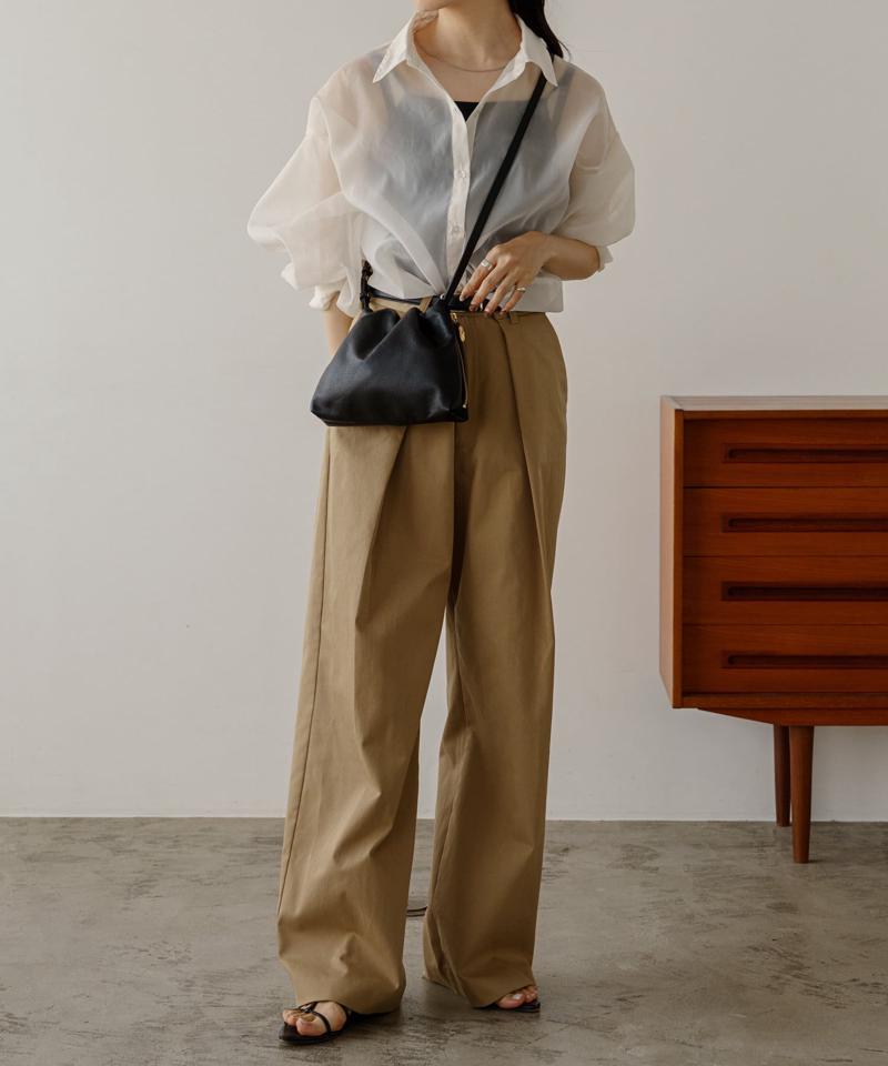 《gem_by russet》レザーミニショルダーバッグ