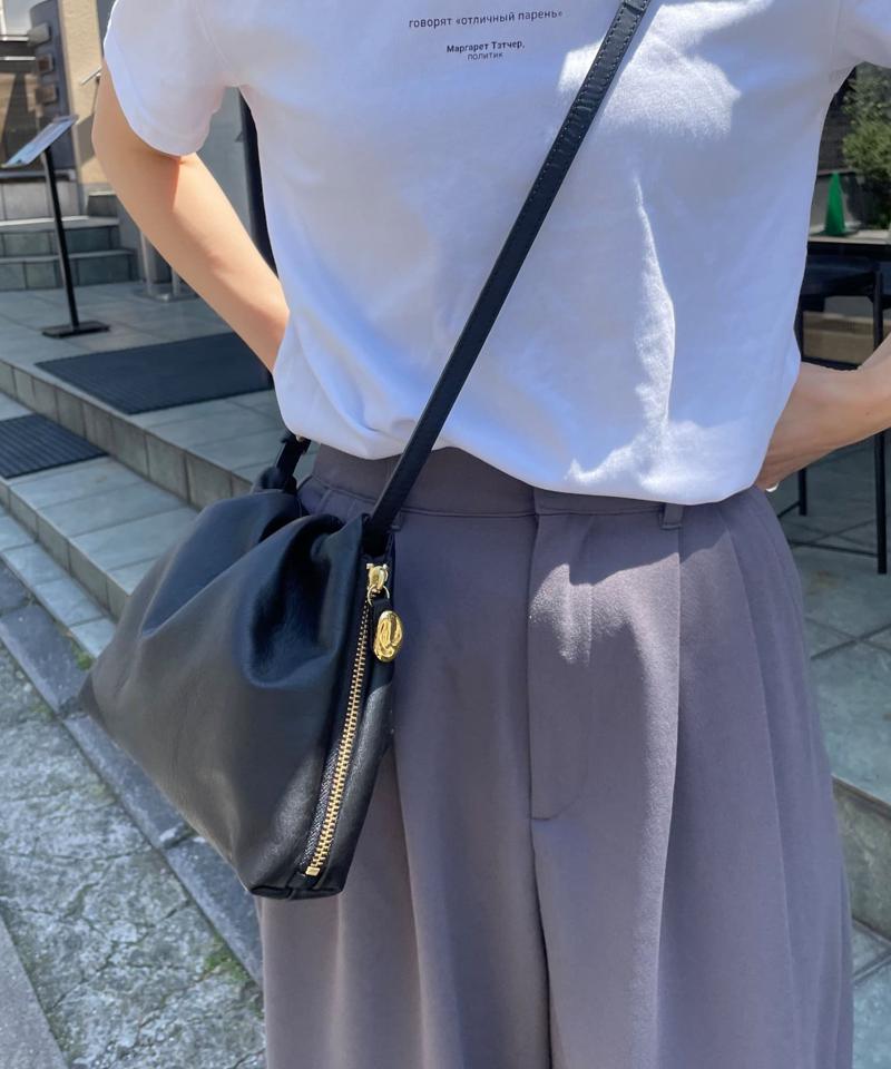 《gem_by russet》レザーミニショルダーバッグ