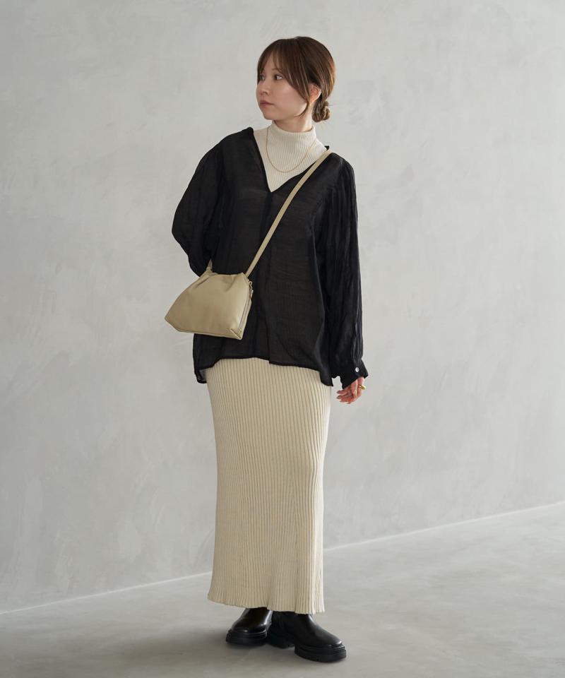 《gem_by russet》レザーミニショルダーバッグ