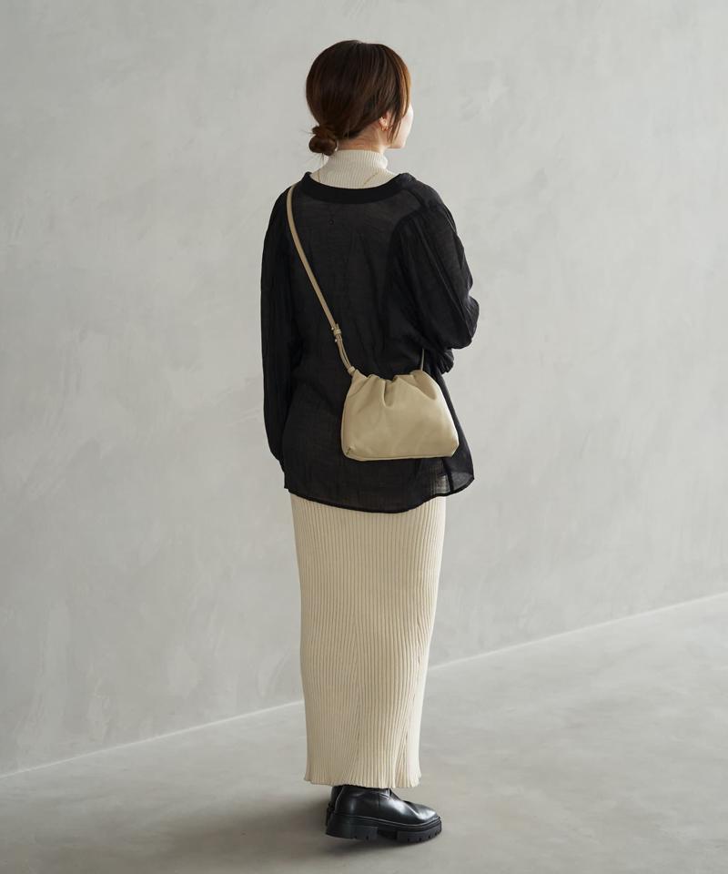 《gem_by russet》レザーミニショルダーバッグ