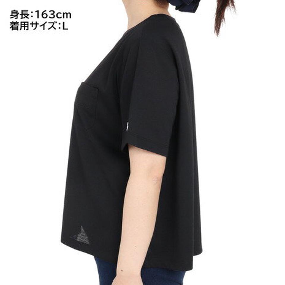 チャンピオン-ヘリテイジ(CHAMPION-HERITAGE)(レディース)半袖Tシャツ レディース 黒 UV加工 CW-X320 090