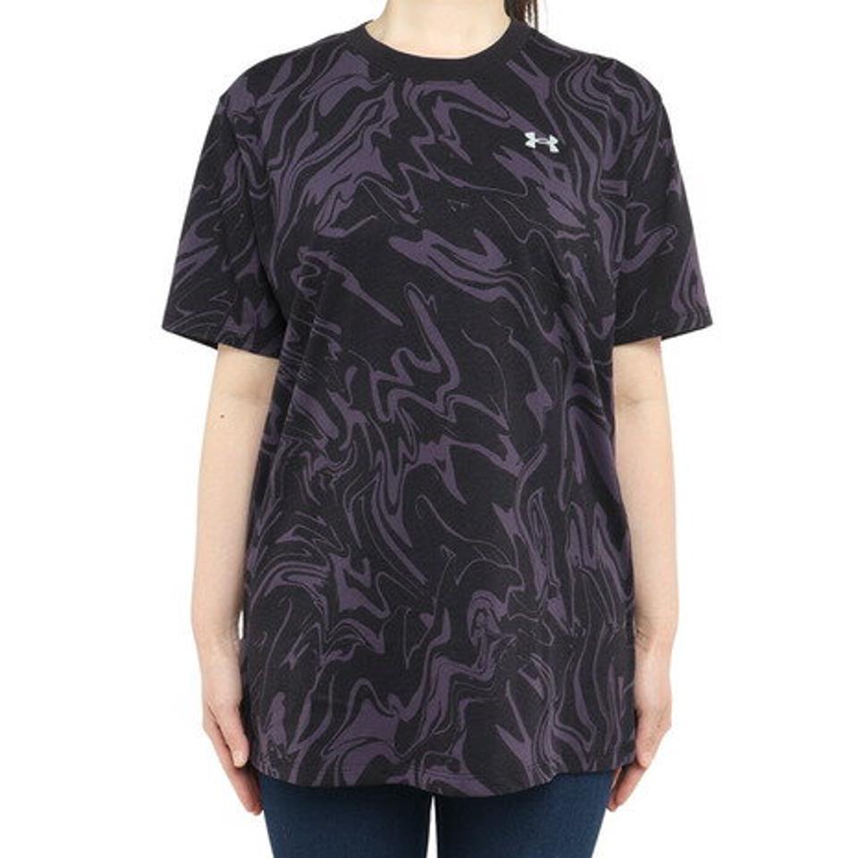 アンダーアーマー(UNDER ARMOUR)(レディース)Tシャツ レディース コットン PRINTED 1378311 001