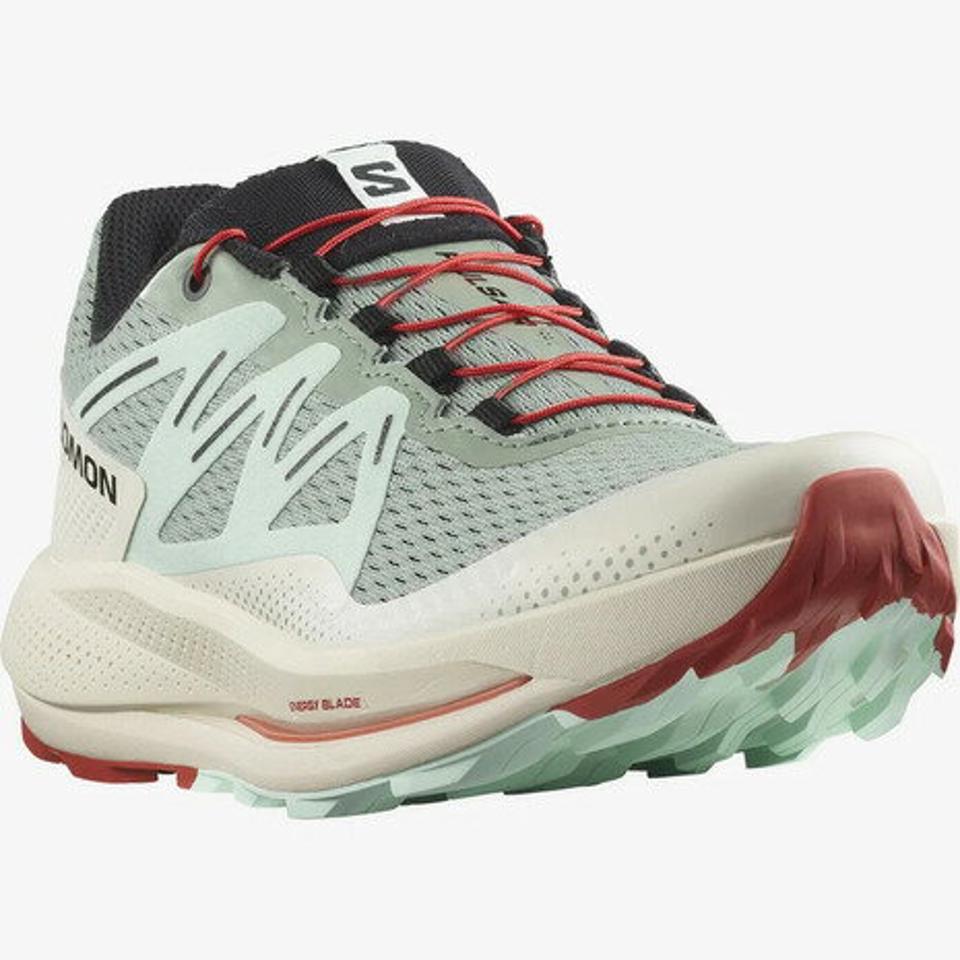 サロモン（SALOMON）（レディース）ランニングシューズ パルサートレイル W LILY/グレー L47210500 スニーカートレーニング ジョギング