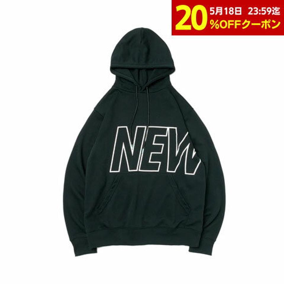 ニューエラ(NEW ERA)(メンズ、レディース)ドライスウェット ビックロゴ プルオーバーフーディー 13516854