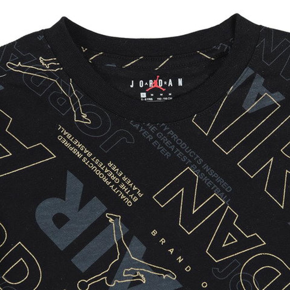 ジョーダン(JORDAN)(キッズ)ジョーダン Golden Flight Printed Tシャツ 85C043-023