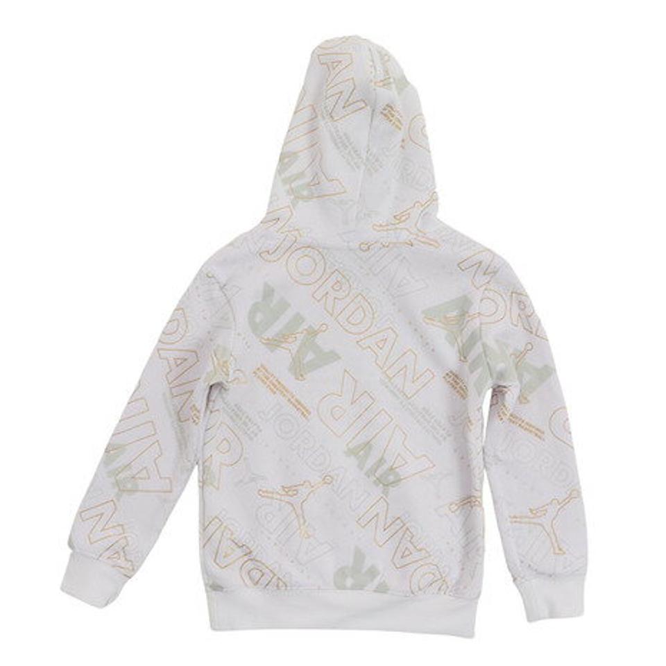 ジョーダン(JORDAN)(キッズ)ジュニア HOLIDAY SHINE AIR AOP プルオーバーフーディ 85C017-001