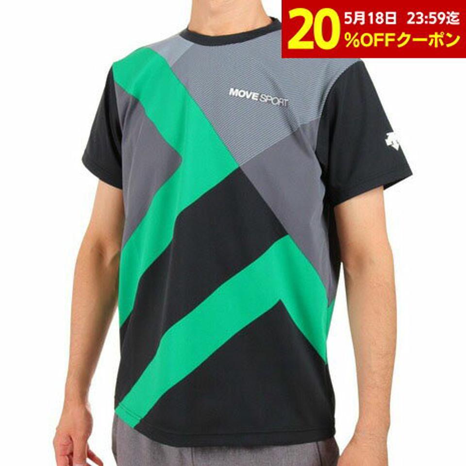 デサント(DESCENTE)(メンズ)半袖Tシャツ メンズ S.F.TECH SUNSCREEN DMMUJA50 BKGR