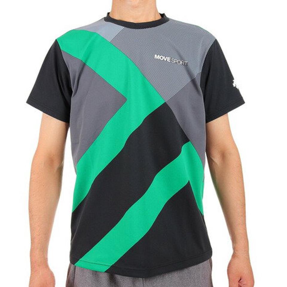 デサント(DESCENTE)(メンズ)半袖Tシャツ メンズ S.F.TECH SUNSCREEN DMMUJA50 BKGR