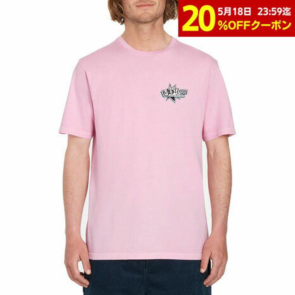 ボルコム(Volcom)(メンズ)半袖Tシャツ メンズ ENTERTAINMENT LONG PLAYING 23SP AF212301 REEF PINK