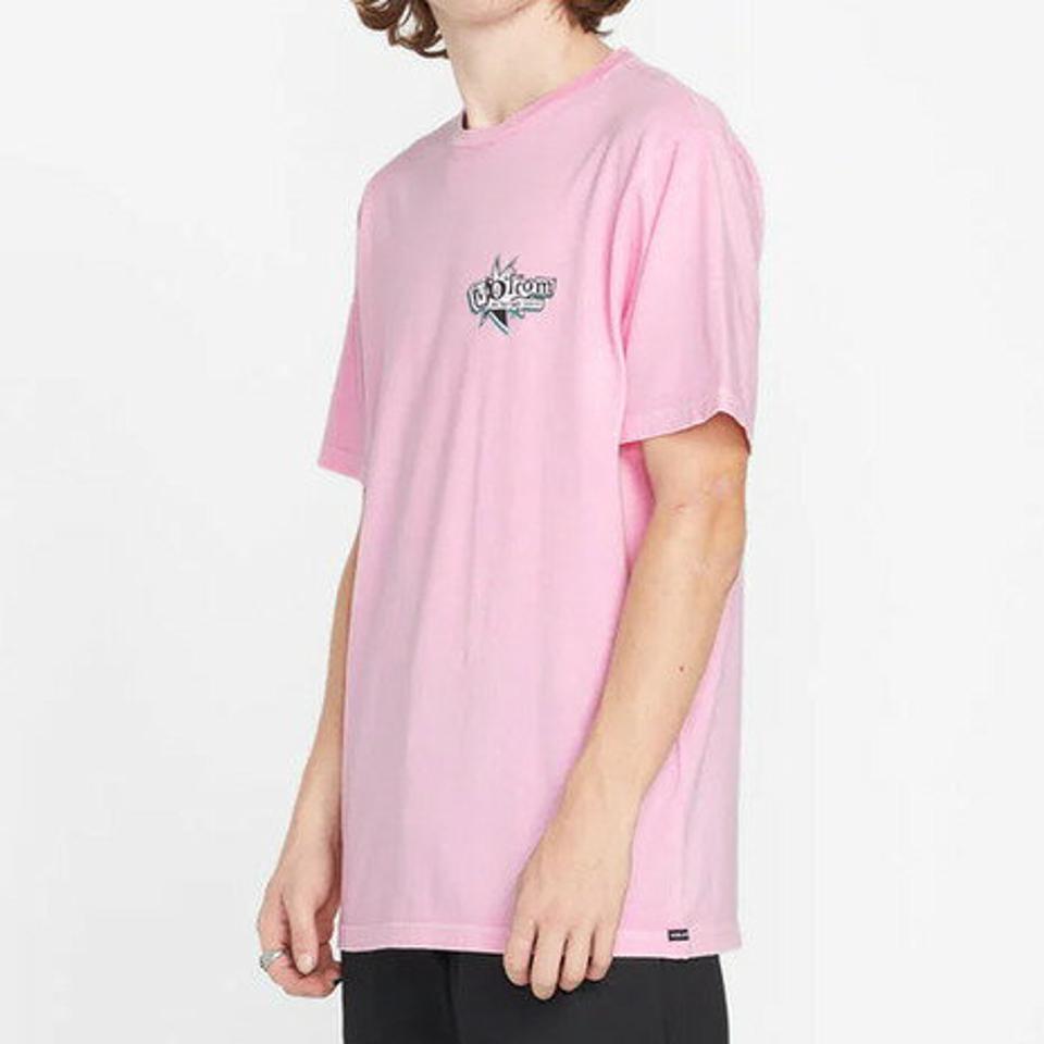ボルコム(Volcom)(メンズ)半袖Tシャツ メンズ ENTERTAINMENT LONG PLAYING 23SP AF212301 REEF PINK