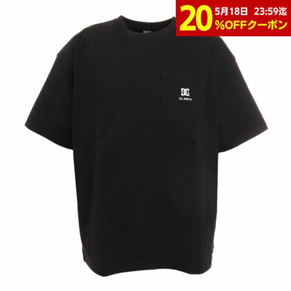 ディーシー・シュー(DC SHOE)(メンズ)22 POCKET SIMPLE 半袖Tシャツ 22SPDST221021BLK