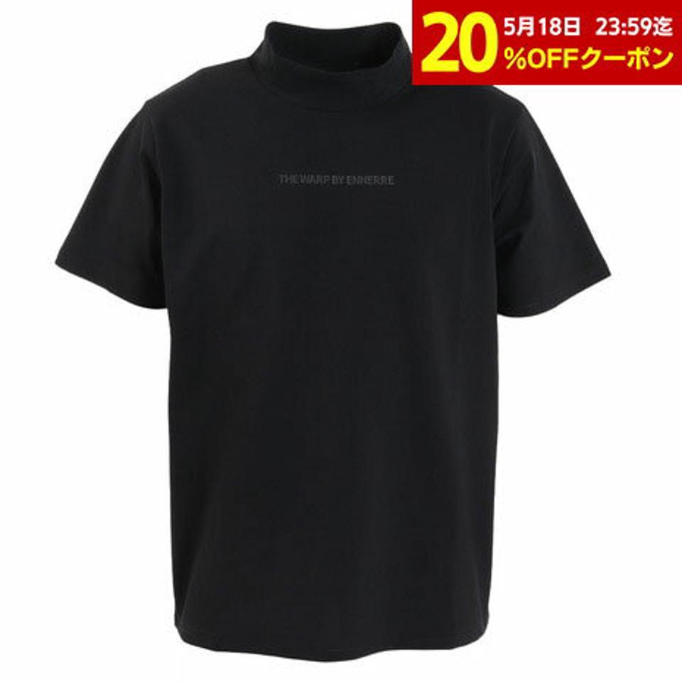 ザ・ワープ・バイ・エネーレ(The Warp By Ennerre)(メンズ)半袖 Tシャツ メンズ ハイネック MOCKNECK WB3PJA23 BLK
