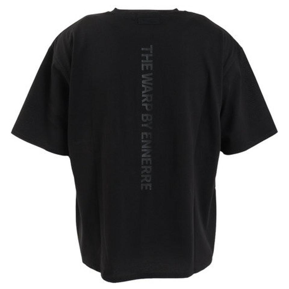 ザ・ワープ・バイ・エネーレ(The Warp By Ennerre)(メンズ)半袖Tシャツ メンズ 黒 BIG FIT WB3PJA22 BLK