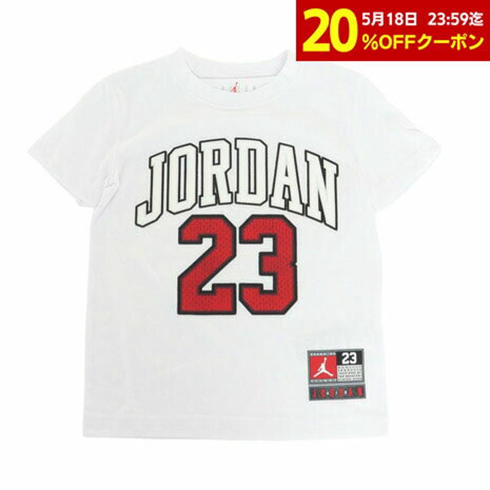 ジョーダン(JORDAN)(キッズ)Tシャツ tシャツ 半袖 PRACTICE FLIGHT Tシャツ 85A088-001 23番 ホワイト 白