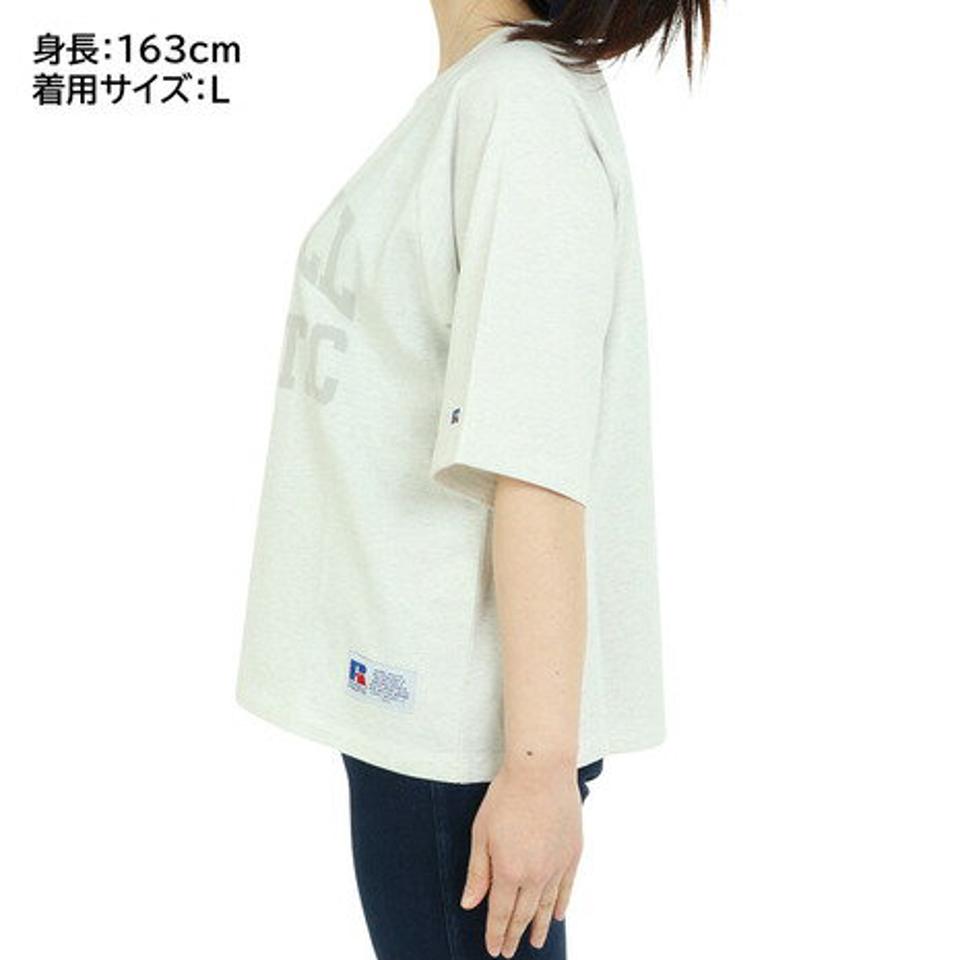【10%OFFクーポン対象!8/10まで】ラッセル(RUSSELL)(レディース)半袖Tシャツ レディース 88/12 ラグラン RBL23S1004 IVR