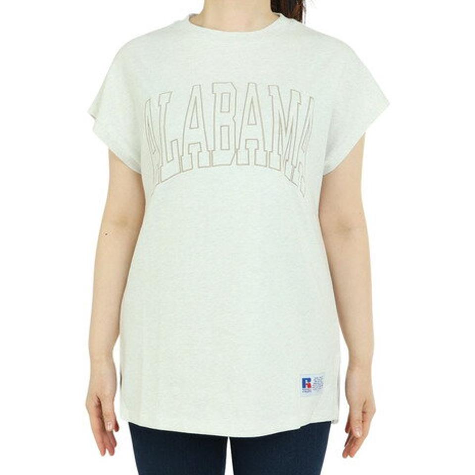 ラッセル(RUSSELL)(レディース)半袖Tシャツ レディース 88/12 フレンチスリーブ RBL23S1003 IVR