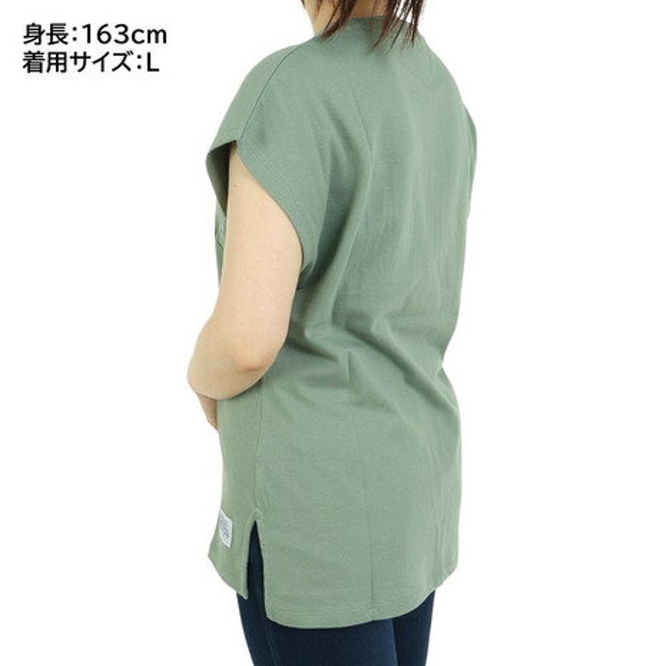 ラッセル(RUSSELL)(レディース)半袖Tシャツ レディース 88/12 フレンチスリーブ RBL23S1003 GRN