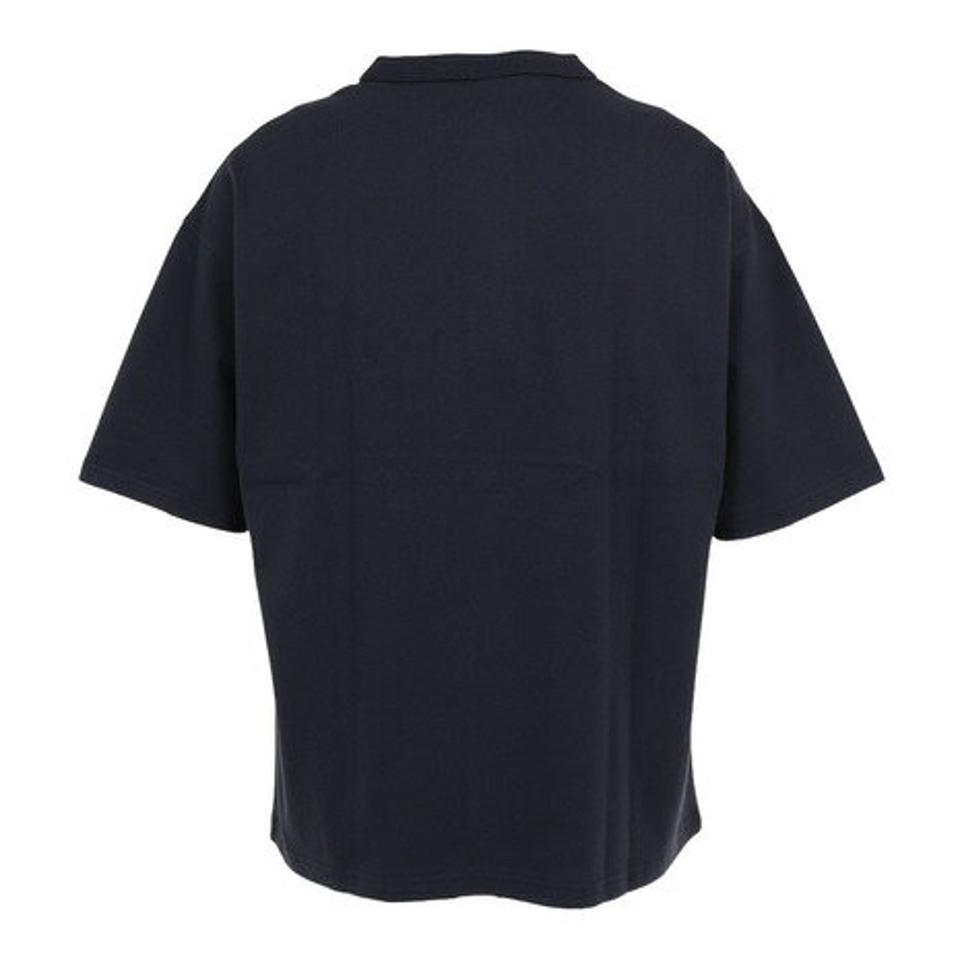 ラッセル(RUSSELL)(メンズ)半袖Tシャツ メンズ 88/12 ヘンリーネックTシャツ RBM23S0006 NVY