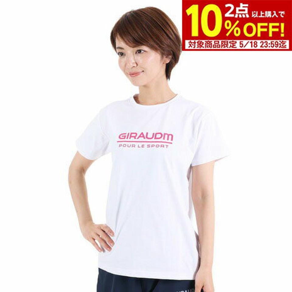 ジローム(GIRAUDM)(レディース)半袖Tシャツ レディース ドライプラス jarsey CT3S0041-TR864-GRCD WHT