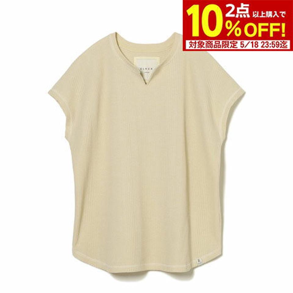 エルケクス(ELKEX)(レディース)半袖 ジャガード Tシャツ EKL3S11003 OWHT