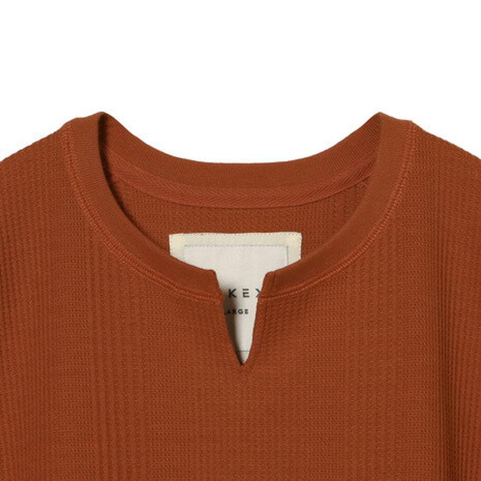 エルケクス(ELKEX)(レディース)半袖 ジャガード Tシャツ EKL3S11003 ORG