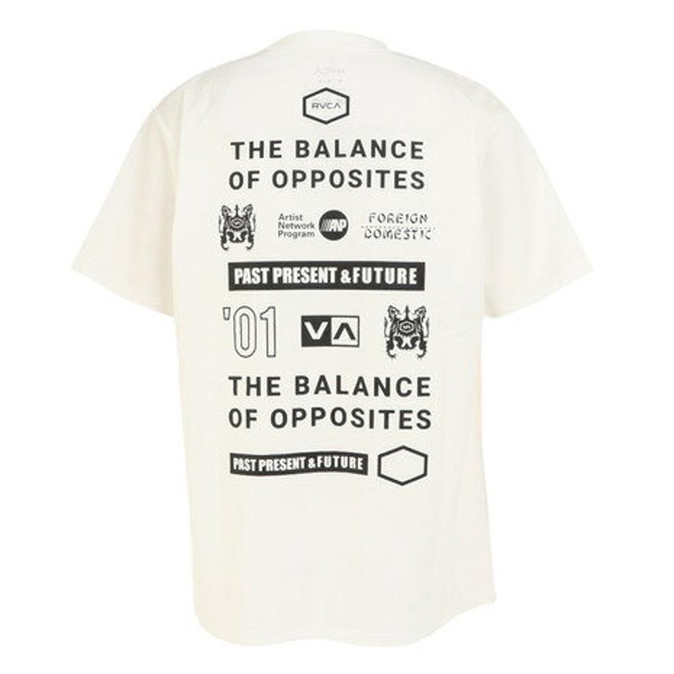 ルーカ(RVCA)(メンズ)半袖Tシャツ メンズ ALL BRAND ラッシュガード BD041853 WHT