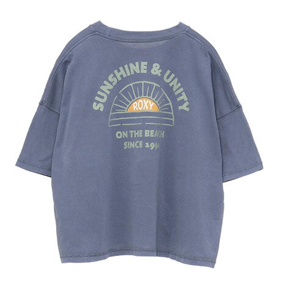 ロキシー(ROXY)(レディース)半袖 Tシャツ レディース SUNSHINE&UNITY バックプリント 23SPRST231096NVY